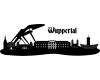 Wandtattoo Wuppertal Skyline Wandtattoo