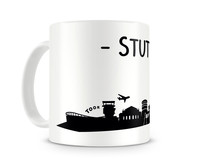 Tasse Stuttgart Skyline Tasse Modellnummer  wei/schwarz