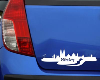Nrnberg Skyline Aufkleber - Ansicht 2