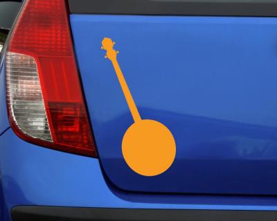 Banjo Aufkleber - Ansicht 3