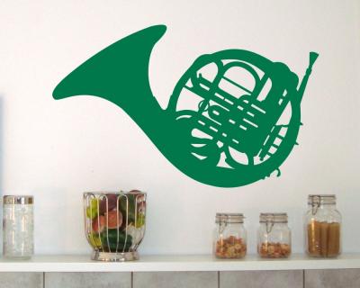 Wandtattoo Horn / Waldhorn