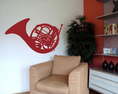 Wandtattoo Horn / Waldhorn - Ansicht 3