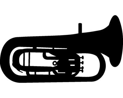 Wandtattoo Euphonium