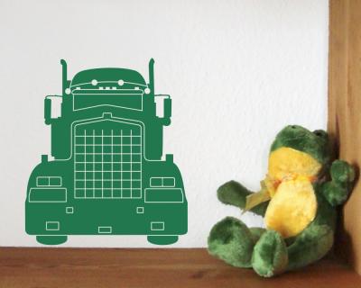 Wandtattoo amerikanischer Truck Vorderansicht
