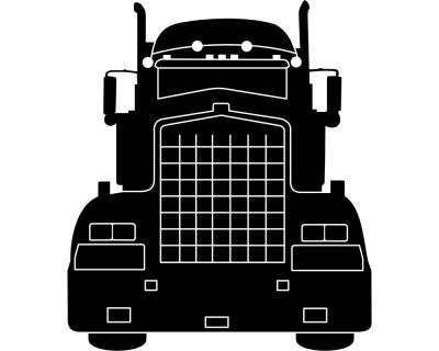 Wandtattoo amerikanischer Truck Vorderansicht - Ansicht 1