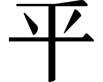 Wandtattoo chinesisch Frieden - Ansicht 1