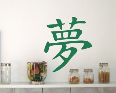 Wandtattoo chinesisch Traum