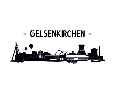 Tasse Gelsenkirchen Skyline - Ansicht 4