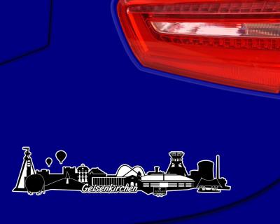 Gelsenkirchen Skyline Autoaufkleber