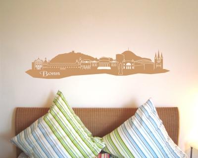 Wandtattoo Bonn Skyline - Ansicht 2