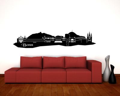 Wandtattoo Bonn Skyline