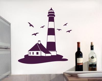 Leuchtturm Wandtattoo