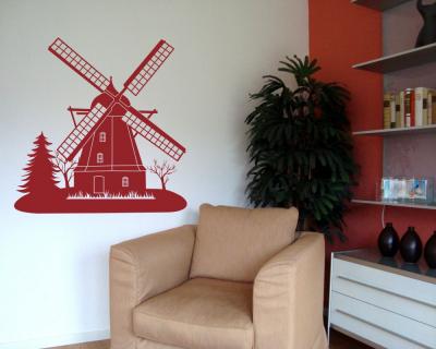 Windmhle Wandtattoo - Ansicht 3