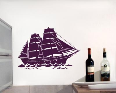 Segelschiff Wandtattoo Wandtattoo