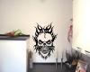 Flammentotenkopf ”Burning Hero” Wandtattoo Wandtattoo