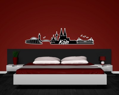 Kln Skyline Wandtattoo - Ansicht 2