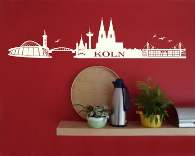 Wandtattoo Kln Skyline