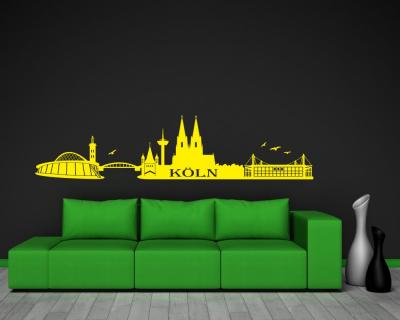 Wandtattoo Kln Skyline - Ansicht 3