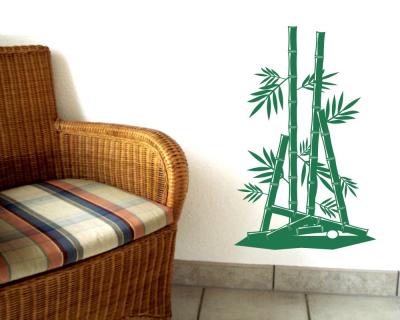 Bambus Wandtattoo