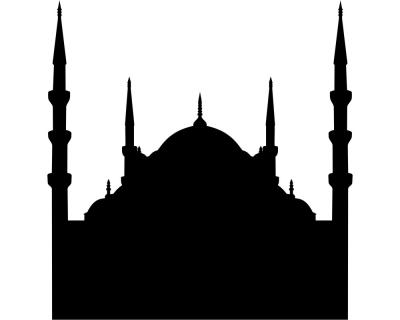 Blaue Moschee Aufkleber - Ansicht 1