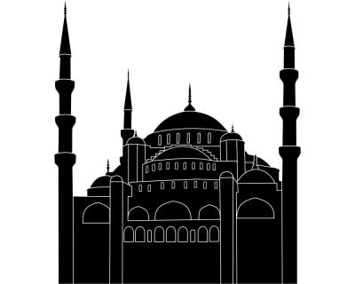 Moschee Wandtattoo