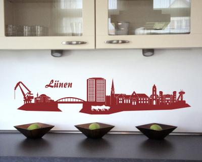 Wandtattoo Lnen Skyline Wandtattoo