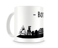 Tasse Bottrop Skyline Tasse Modellnummer  wei/schwarz