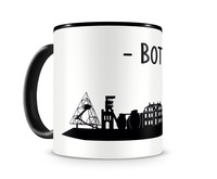 Tasse Bottrop Skyline Tasse Modellnummer  schwarz/schwarz