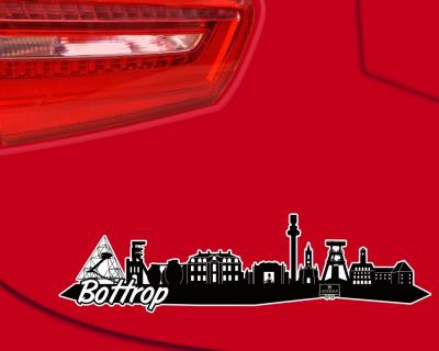 Bottrop Skyline Autoaufkleber