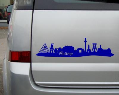 Bottrop Skyline Aufkleber - Ansicht 3