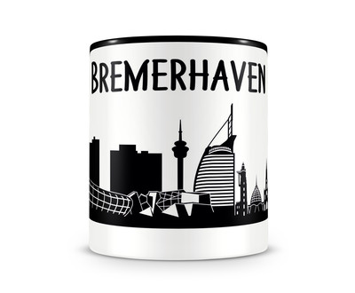 Tasse Bremerhaven Skyline - Ansicht 2