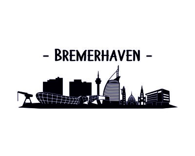 Tasse Bremerhaven Skyline Tasse