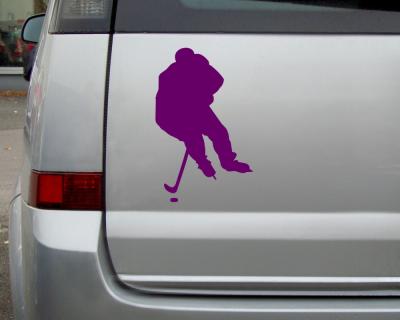 Eishockeyspieler Aufkleber