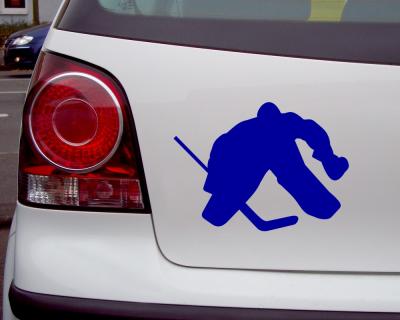 Eishockeytorwart Aufkleber - Ansicht 2