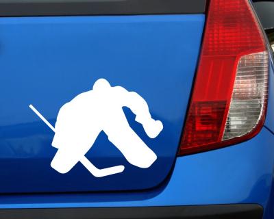 Eishockeytorwart Aufkleber Aufkleber