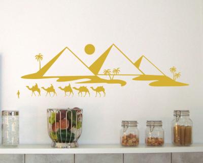 Pyramiden Wandtattoo - Ansicht 2