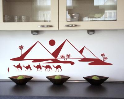 Pyramiden Wandtattoo