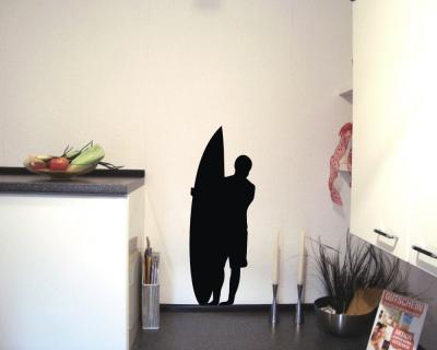 Wandtattoo Surfer stehend