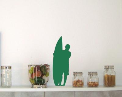 Wandtattoo Surfer stehend - Ansicht 3
