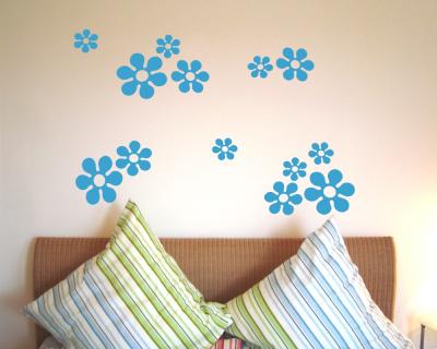 Blumenblten Wandtattoo Set - Ansicht 3