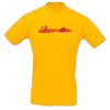 T-Shirt Leverkusen Skyline goldgelb/rot 2XL Sonderangebot