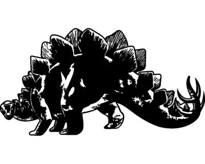 Wandtattoo Stegosaurus