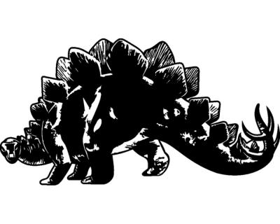 Wandtattoo Stegosaurus - Ansicht 1