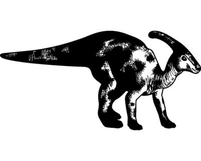 Wandtattoo Parasaurolophus