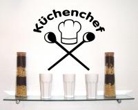 Wandtattoo Küchenchef Wandaufkleber Küche | plot4u