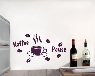 Wandtattoo Kaffeepause