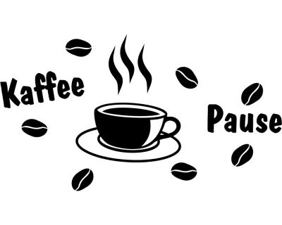 Wandtattoo Kaffeepause - Ansicht 1