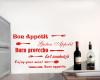 Wandtattoo Kche ”Guten Appetit” Wandtattoo