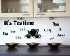 Wandtattoo Kche ”It”s Teatime” Wandtattoo