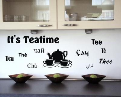 Wandtattoo Kche 'It's Teatime' - Ansicht 2